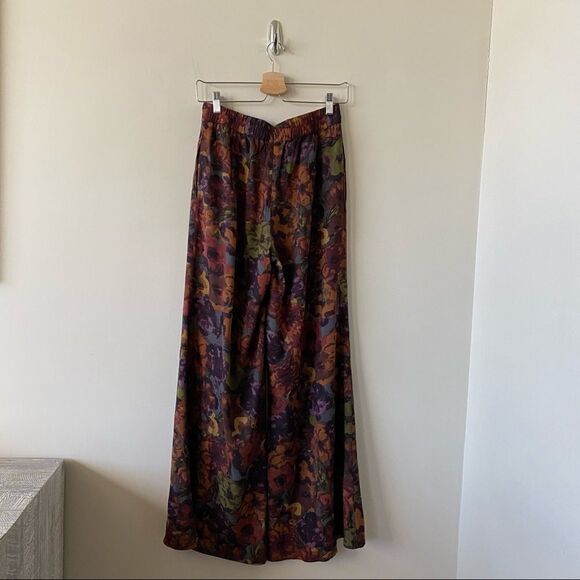 Anthropologie-Cartonnier Moody Floral Boutique Wide Leg High Rise Pants - Picture 2 of 12